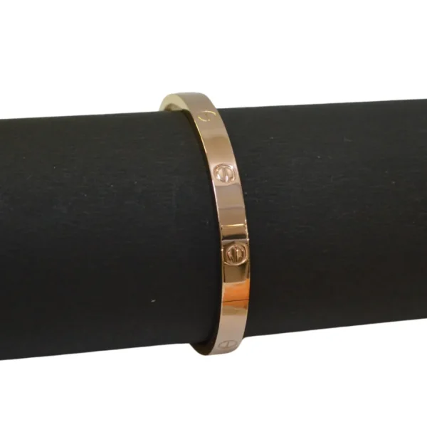 Cartier Inspired Love Bracelet(Rose Gold)