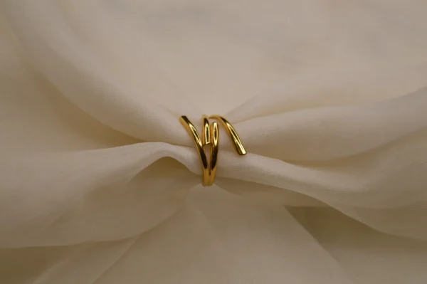 CrissCross Gold Ring