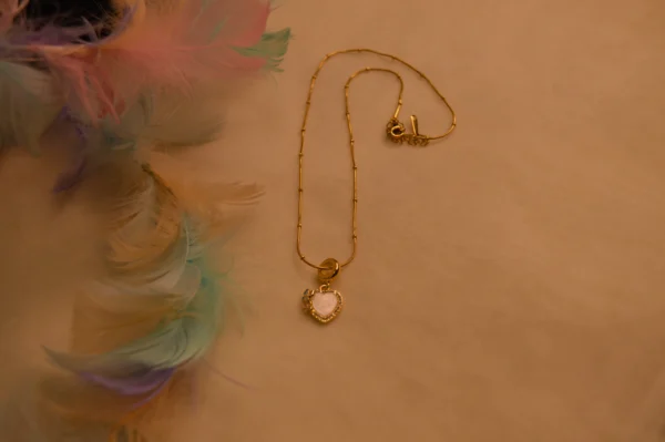 Heart with 2 bow (blue & pink) 1