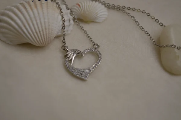 Silver Heart Necklace 1